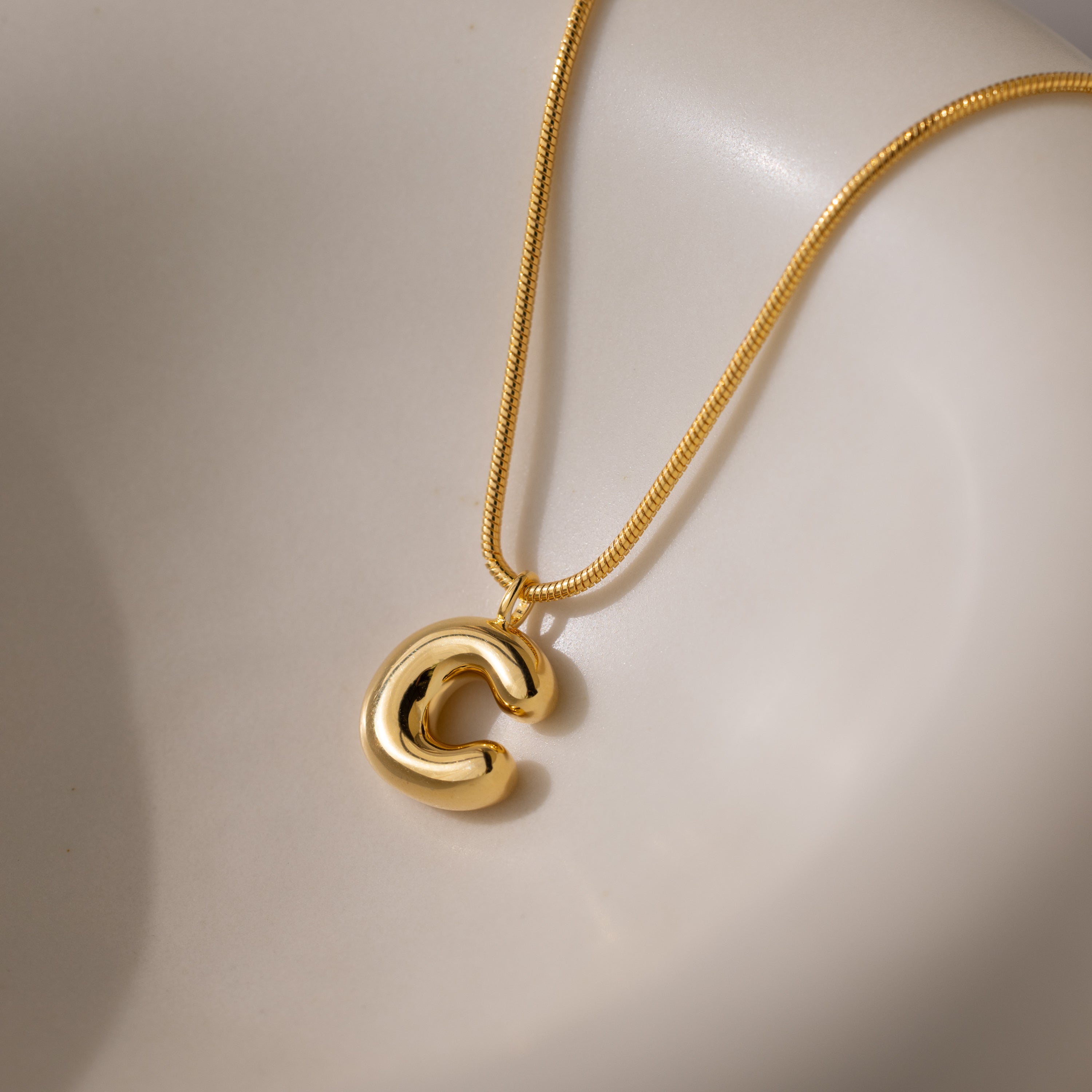 ??Bubble Letter Necklace