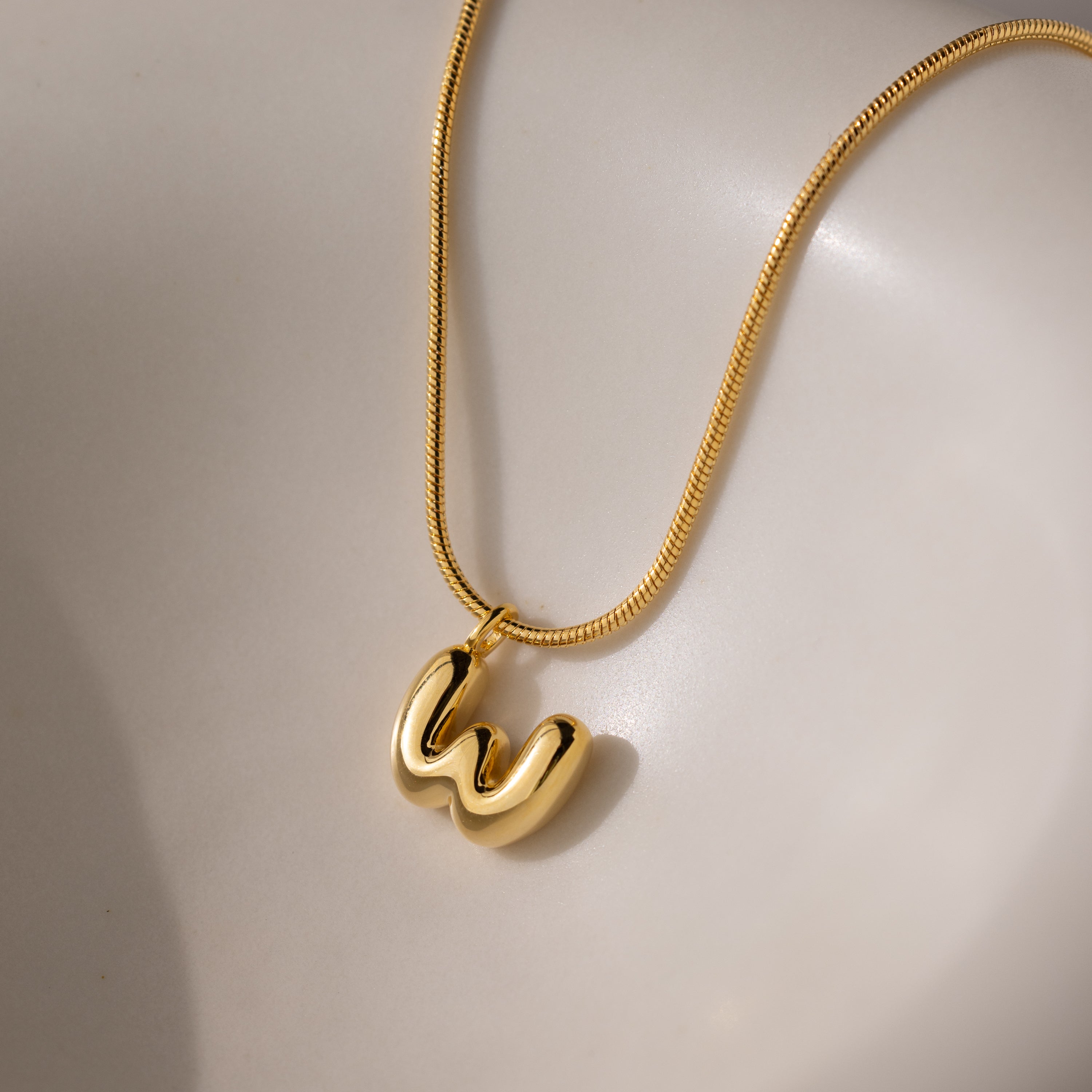 ??Bubble Letter Necklace