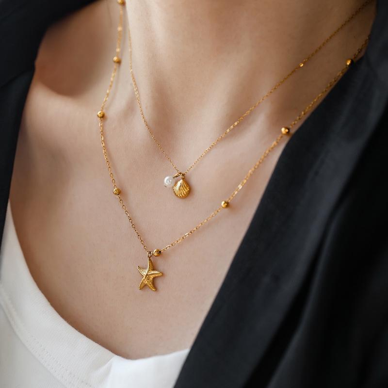 Coastal Charm Layered Necklace