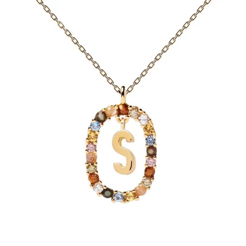 Personalized Gemstone Initial Necklace��A Symbol of Uniqueness