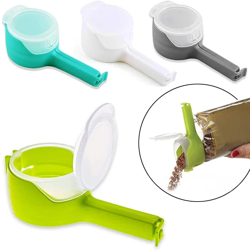 Food Storage Clips with Pour Spouts