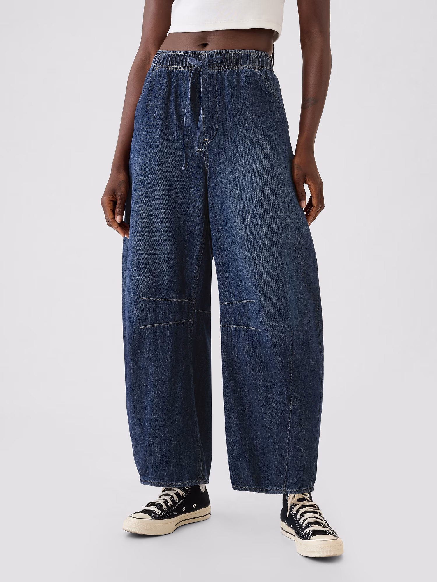 Mid Rise Easy Horseshoe Jeans (Buy 2 Free Shipping)