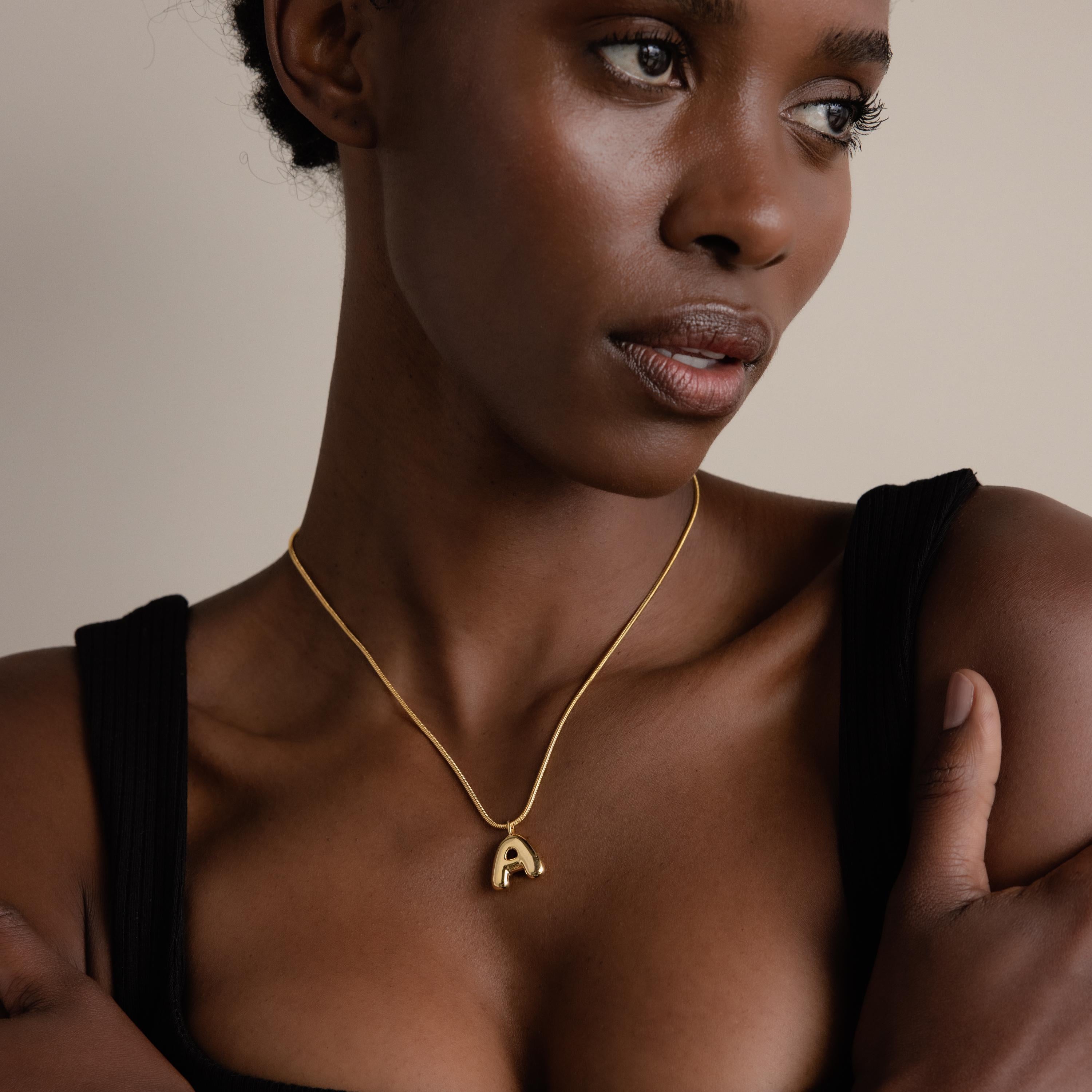 ??Bubble Letter Necklace