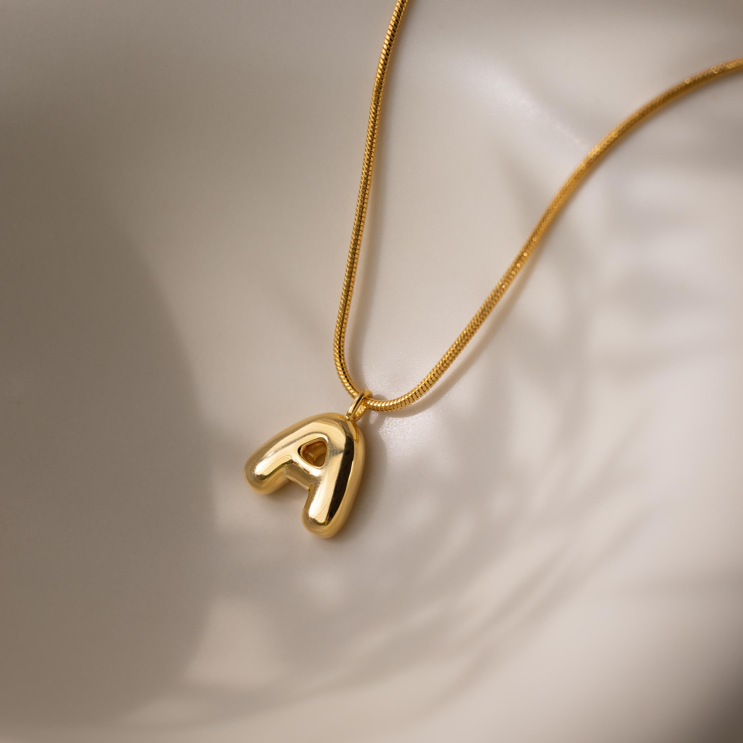 ??Bubble Letter Necklace