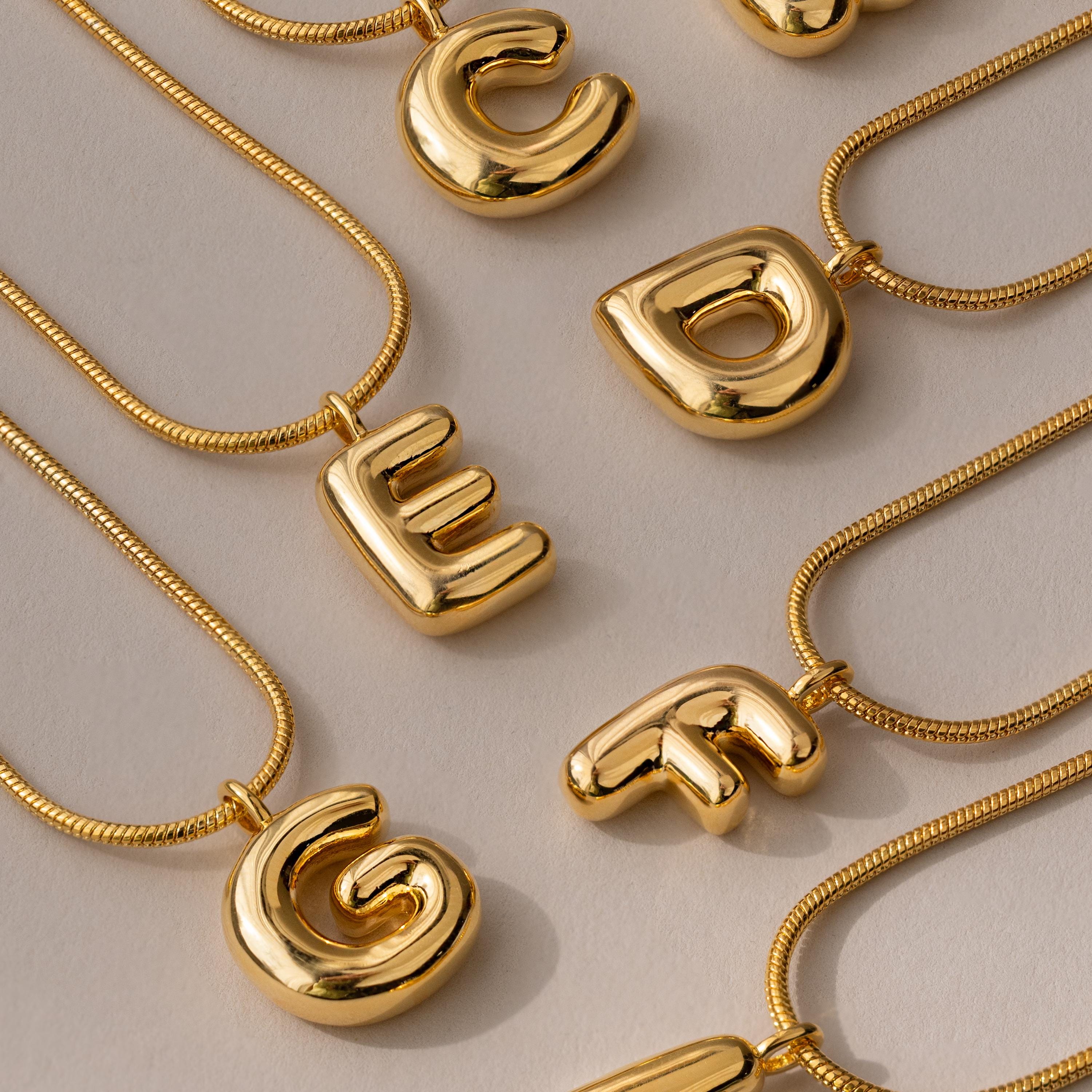 ??Bubble Letter Necklace