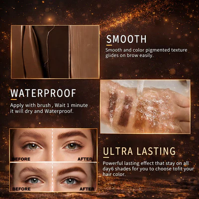 💥New✨🔥Final 3 Hours: HOT SALE 50% OFF🔥Brow Tint Kit – Fuller, Natural Brows That Last 30 Days
