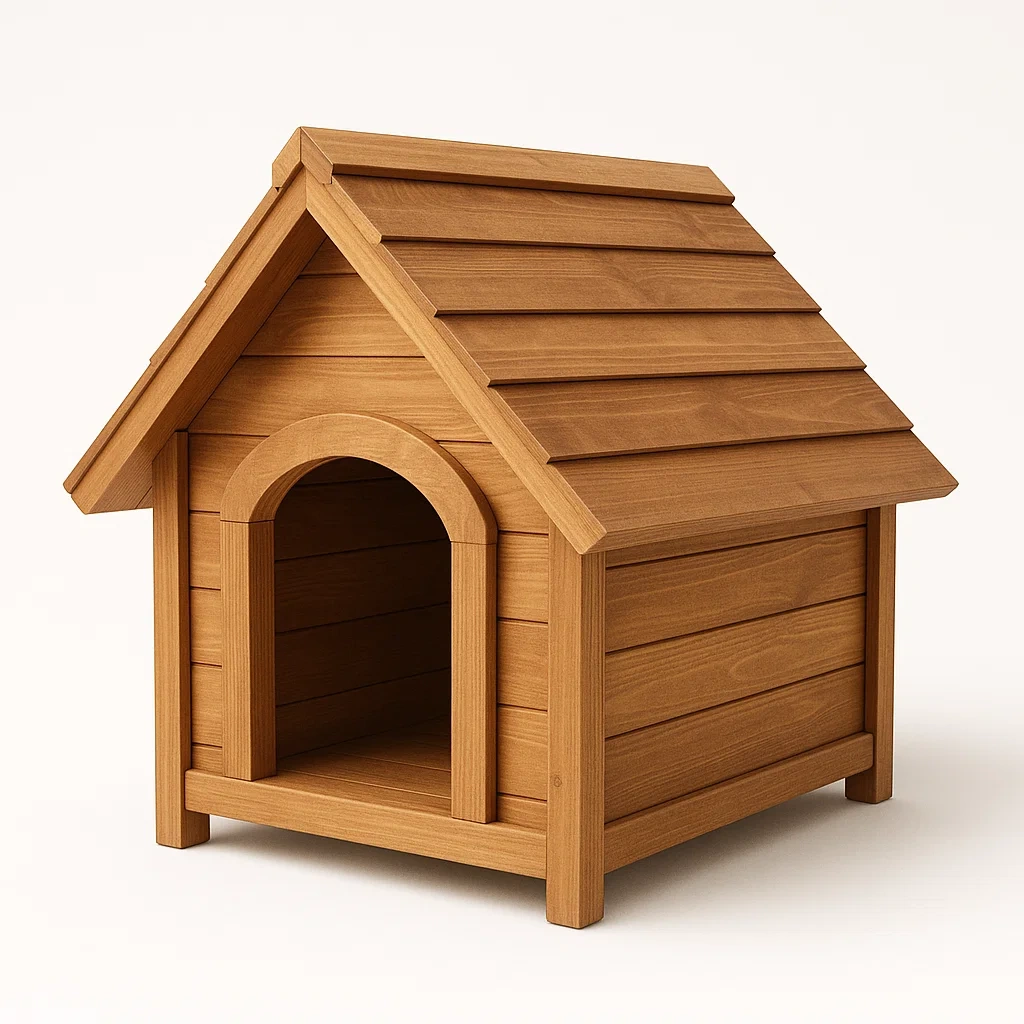 Domek dla psa drewniany 80x70x75 cm