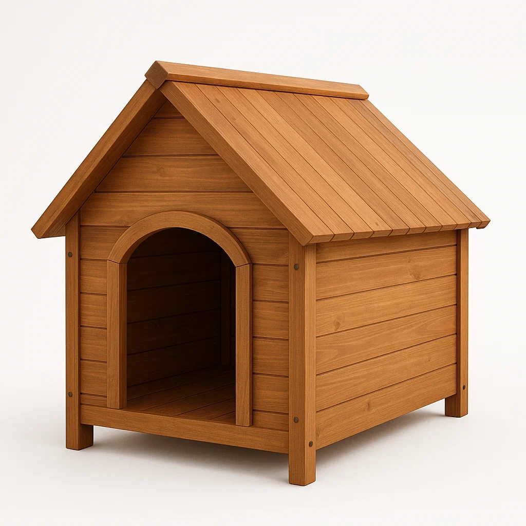 Drewniany domek dla psa z sosny 120x80x90 cm