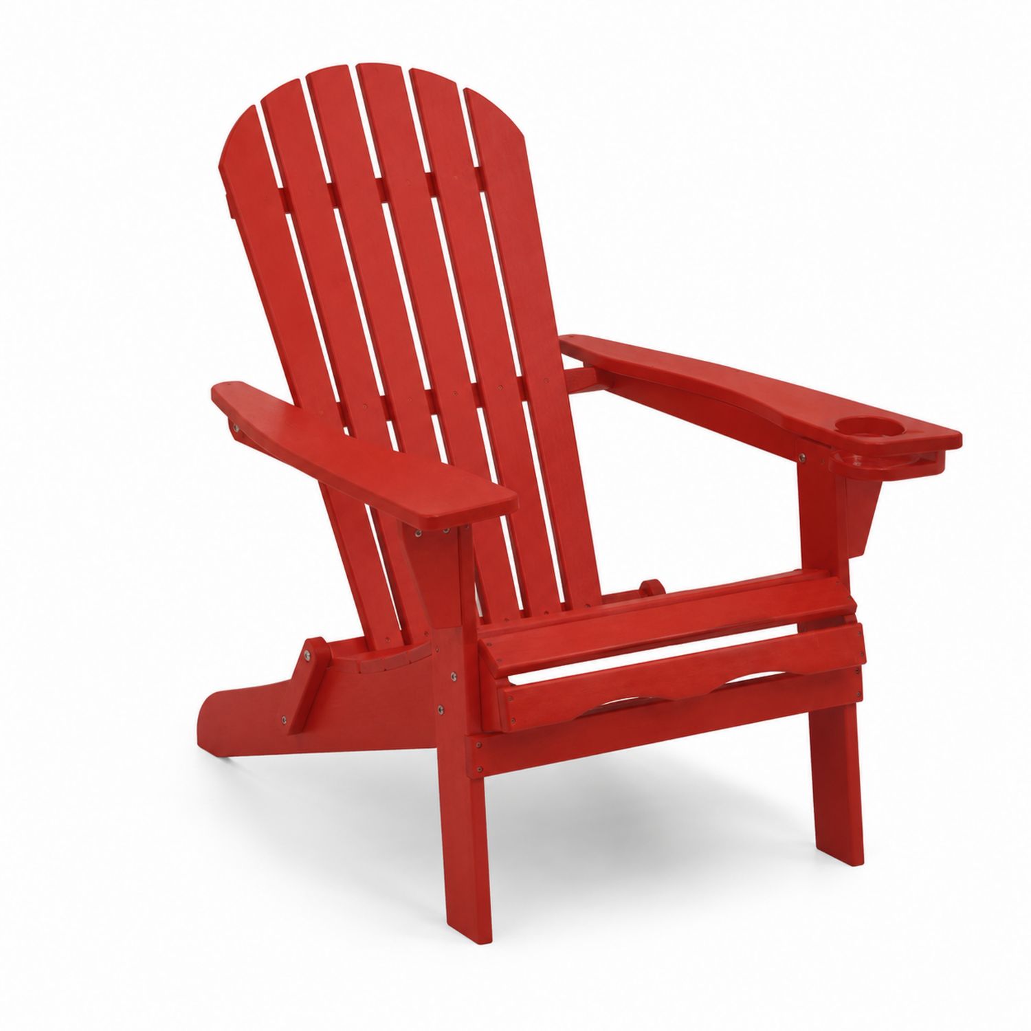 Silla de Madera para Exterior Roja