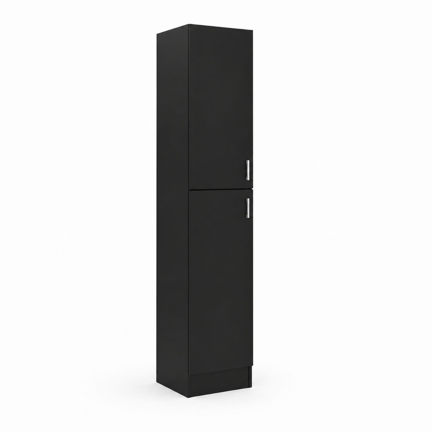 Armario alto de madera negro 190x40x35cm