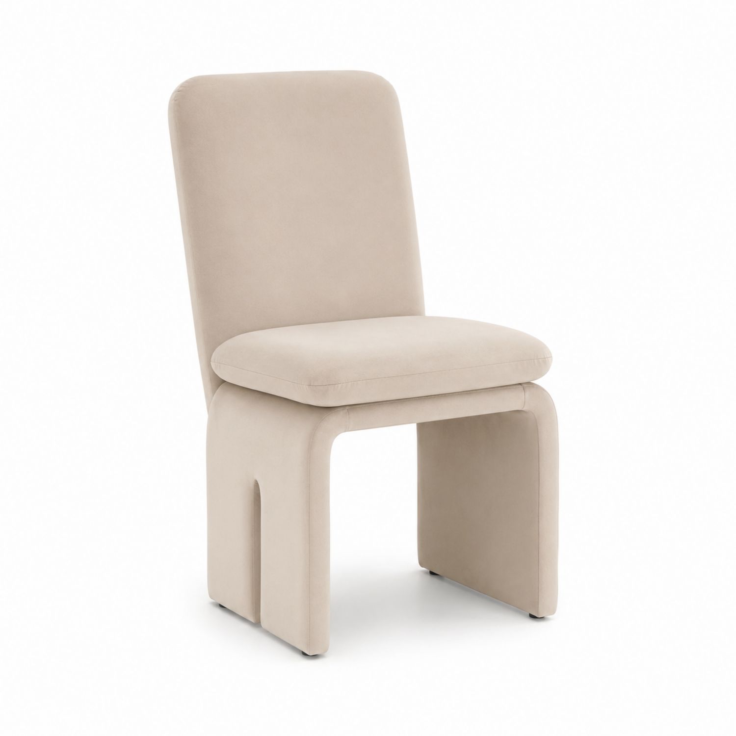 Silla de Comedor Tapizada Beige