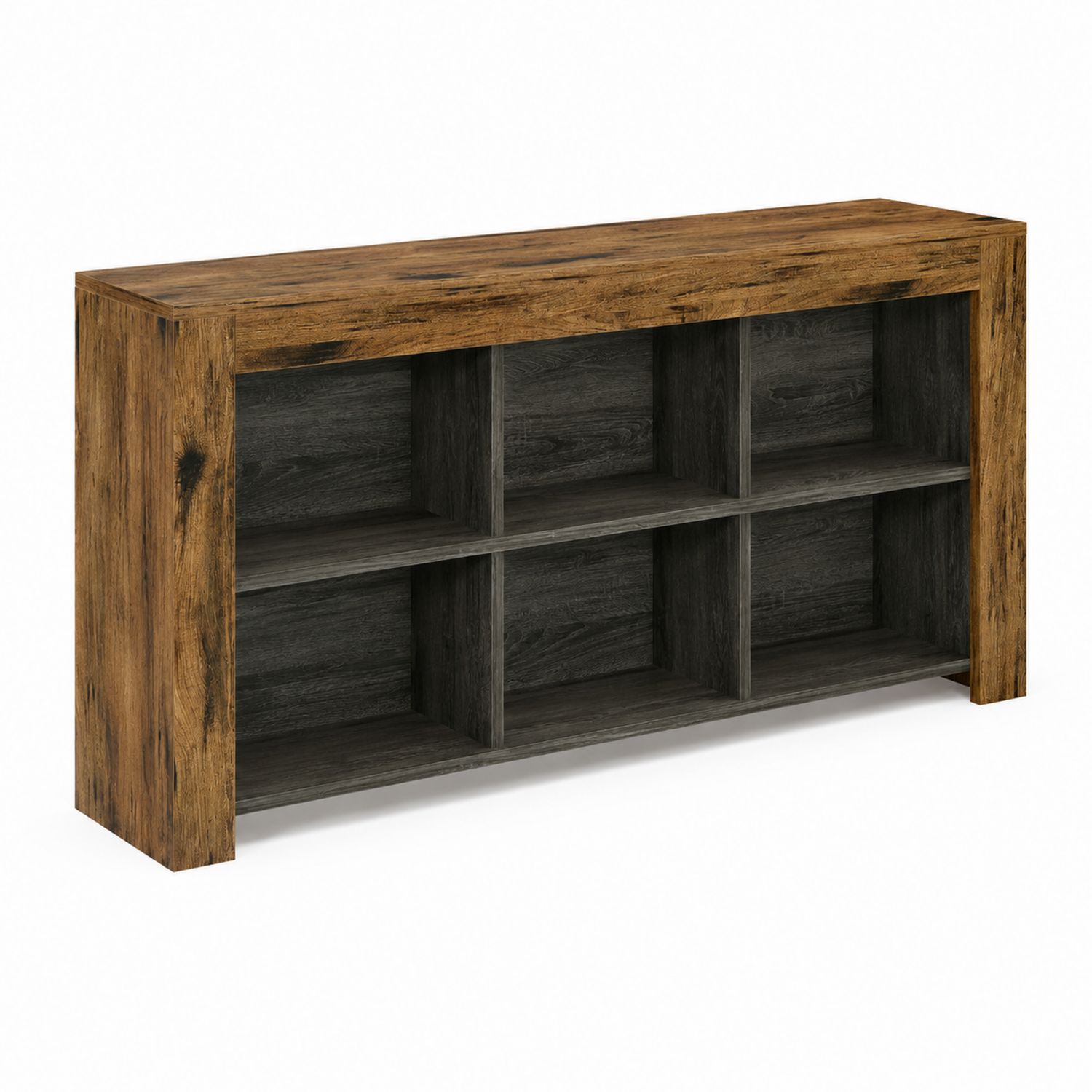 Consola de Madera Contrachapada Roble Rústico 145x30x80cm