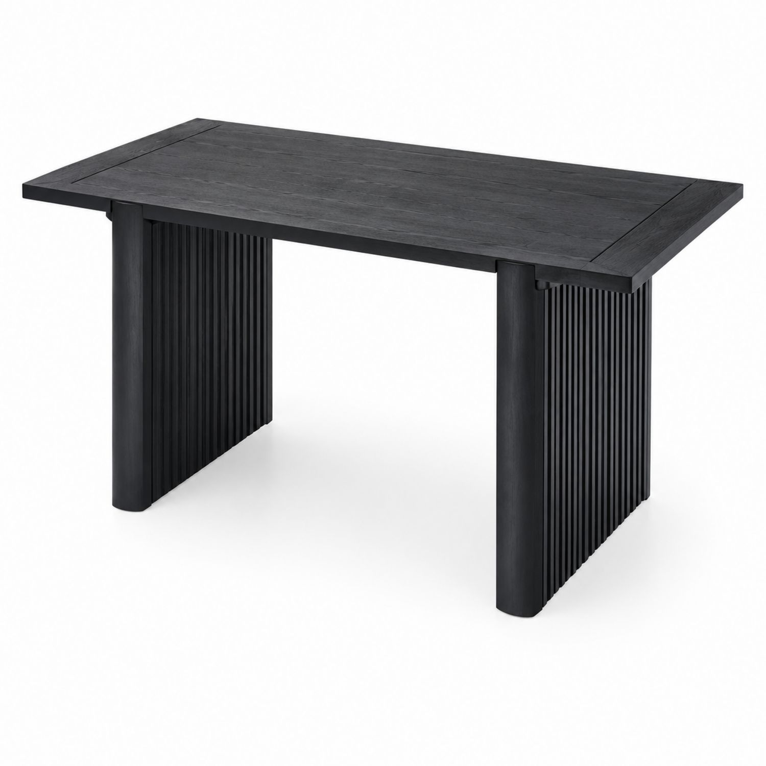 Mesa de Madera Negra 180x90x75 cm-Prestigelodgeeu