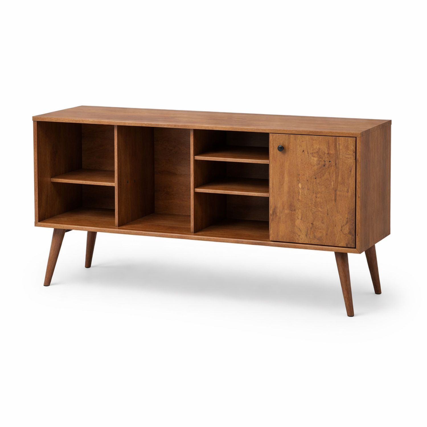 Aparador de Madera Chapada Marrón 120x40x60 cm-Prestigelodgeeu