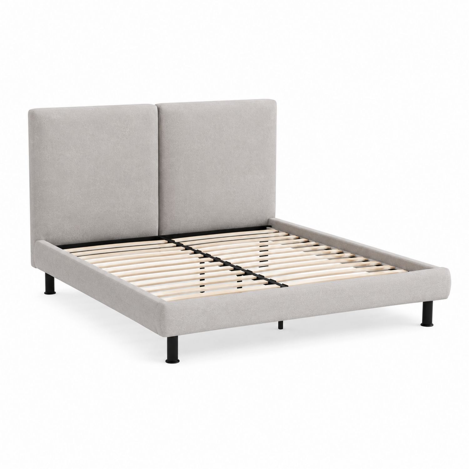 Cama de Madera y Lino Beige 200x160 cm-Prestigelodgeeu