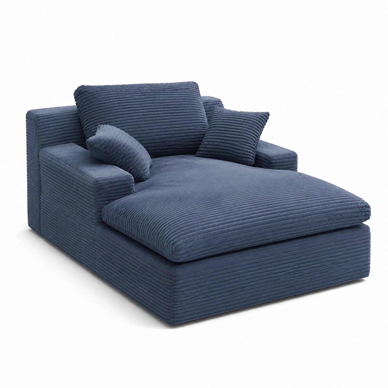 Sofa modular reclinable color azul oscuro-arvikahome