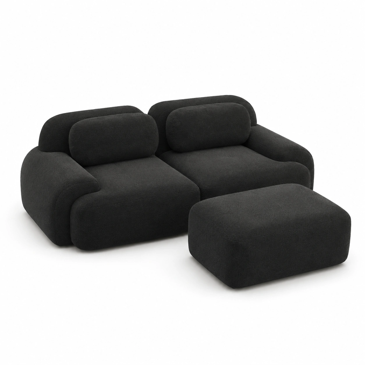 Sofa modular combinado color gris oscuro-arvikahome