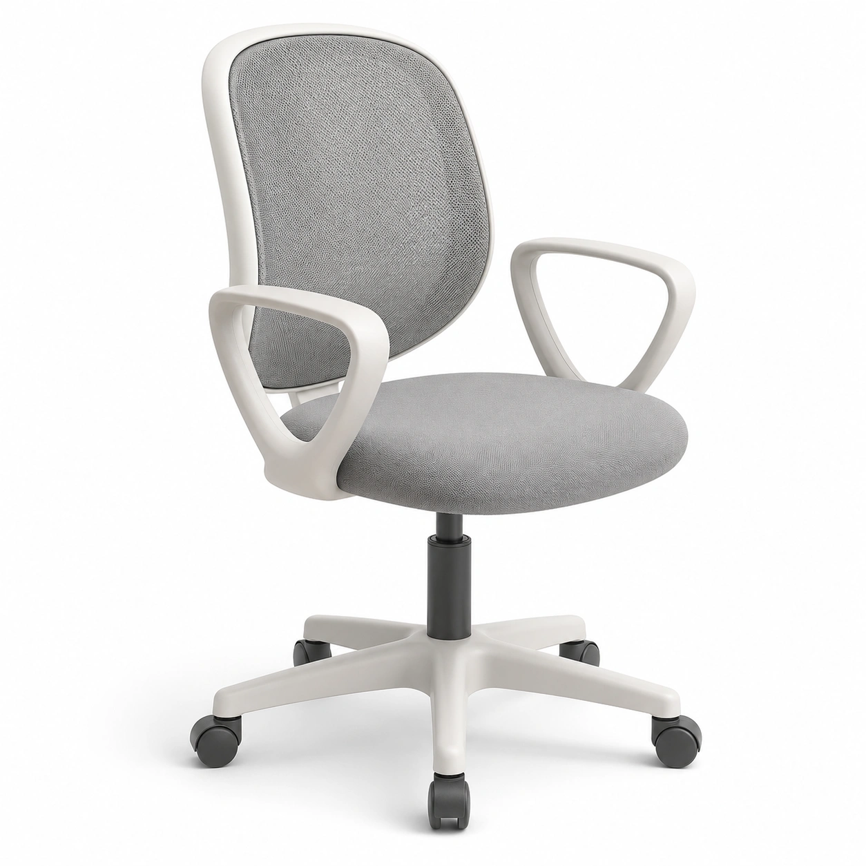 Silla de oficina gris de malla-arvikahome