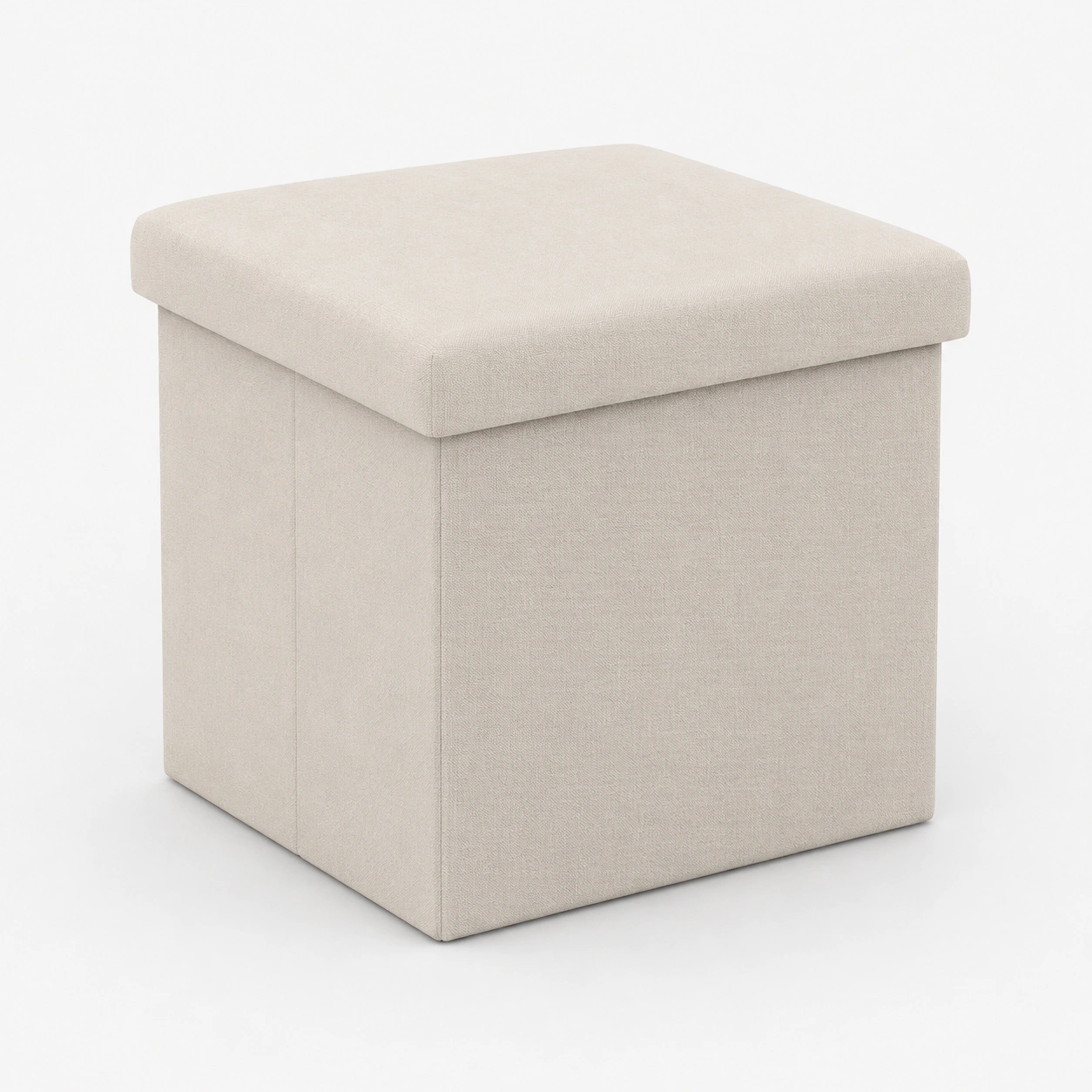 Puf de almacenamiento beige-arvikahome