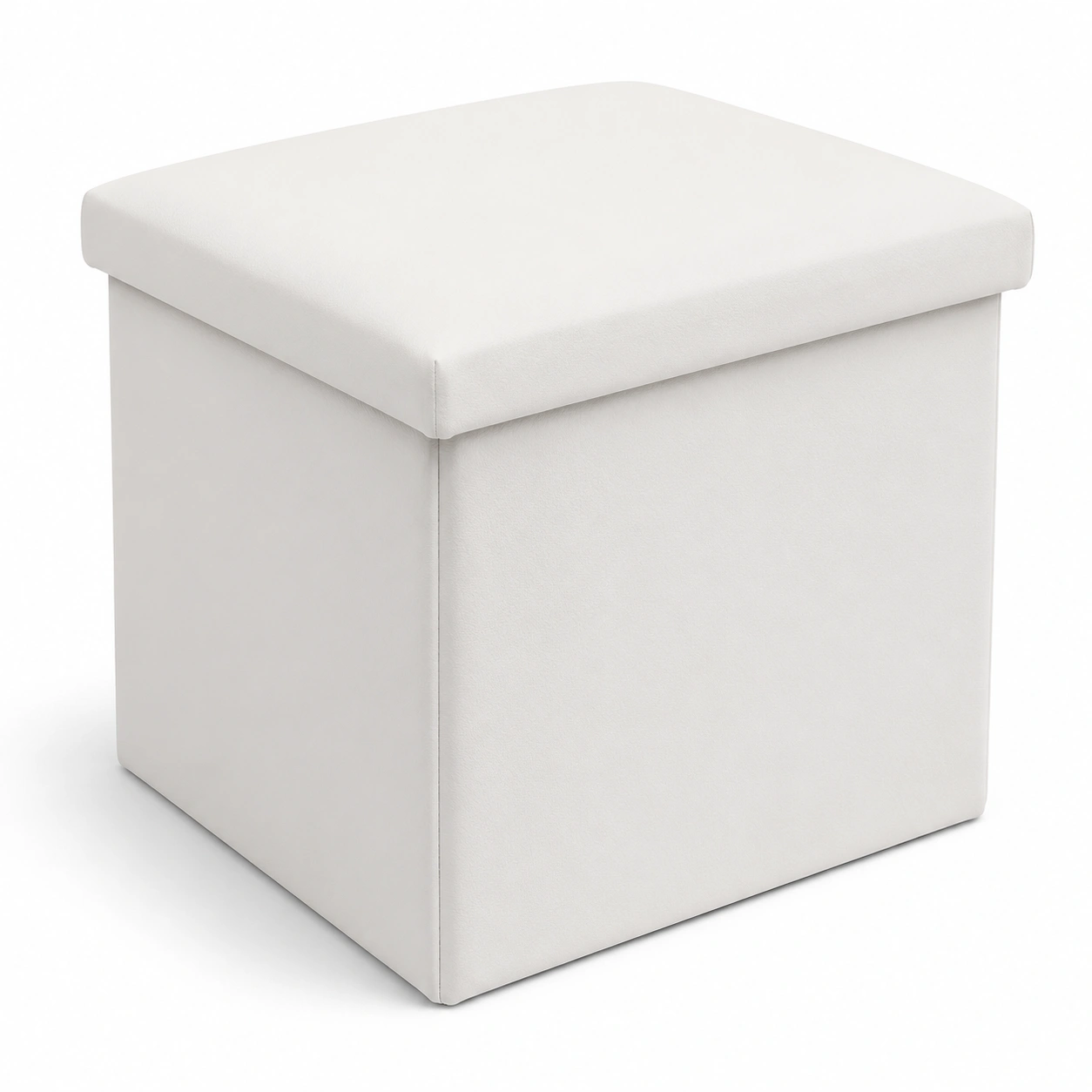 Puf de almacenamiento blanco-arvikahome