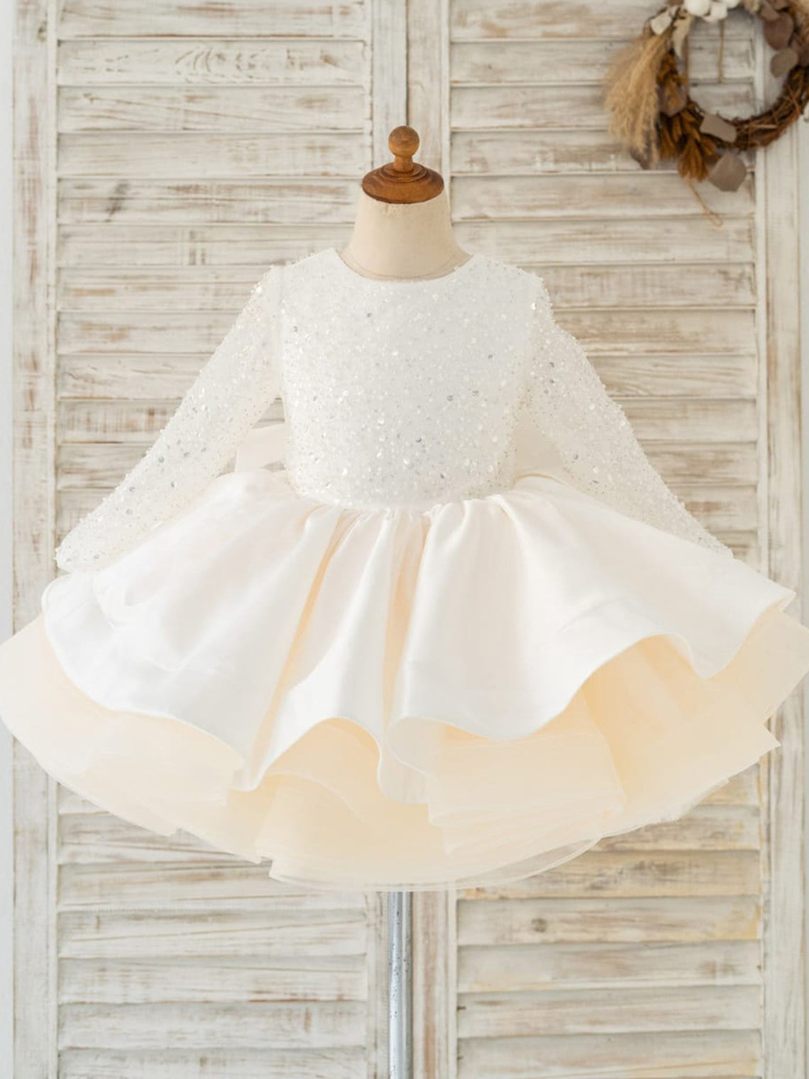 Ball-Gown/Princess Sequins Tulle Short/Mini Dress As Picture