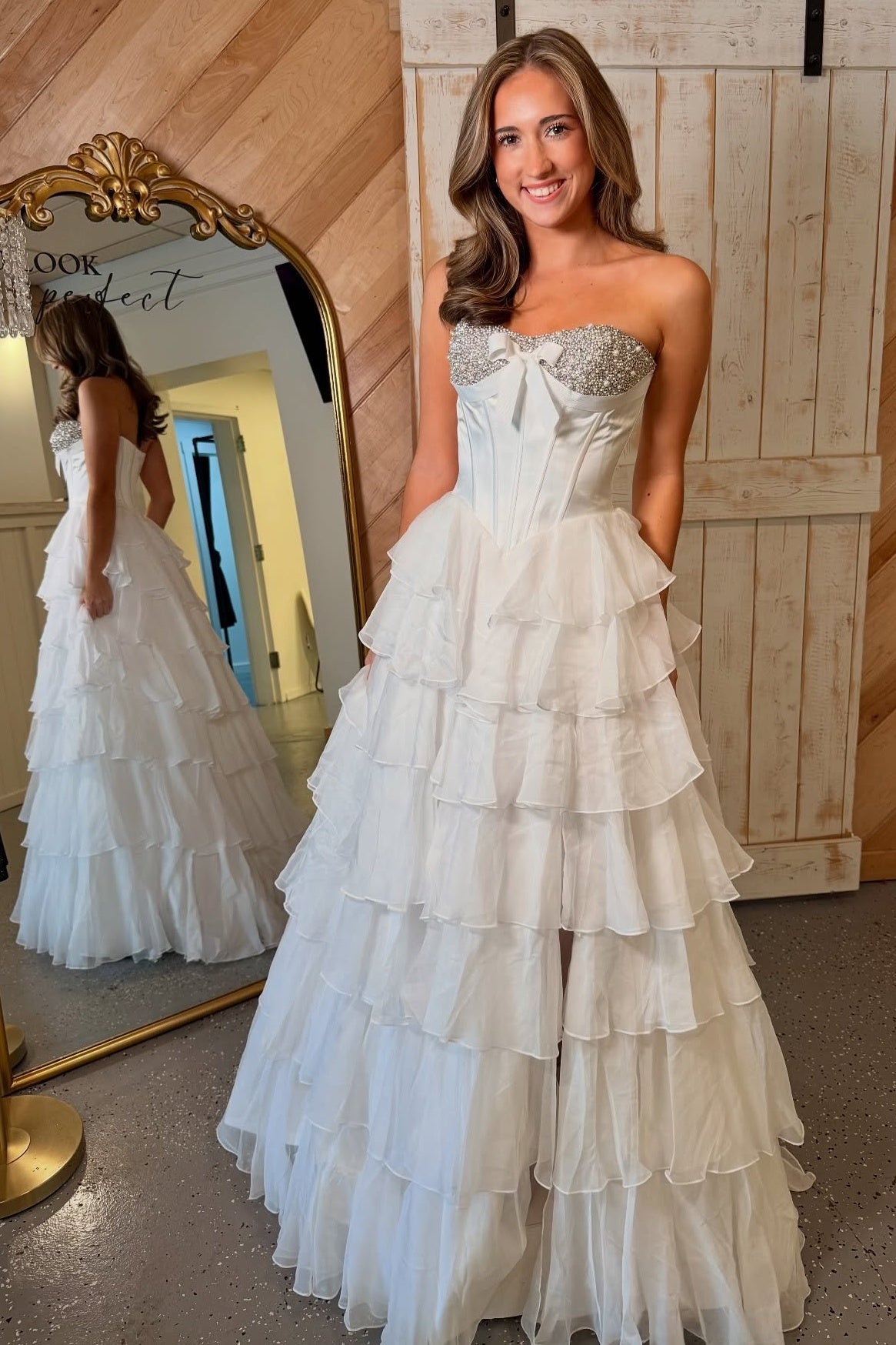Cute A Line Sweetheart Pink Corset Prom Dress with Beading Ruffles
