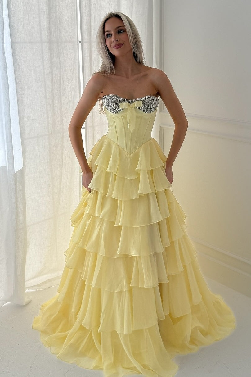Cute A Line Sweetheart Pink Corset Prom Dress with Beading Ruffles