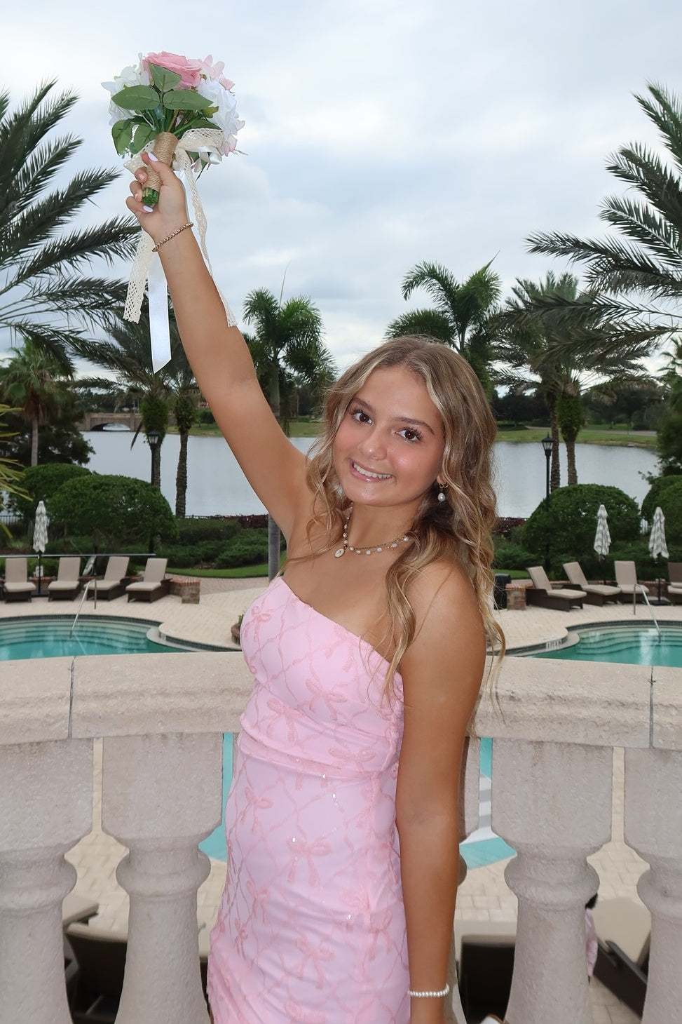 Cute Sheath Strapless Light Pink Short Homecoming Dress with Criss Cross Back