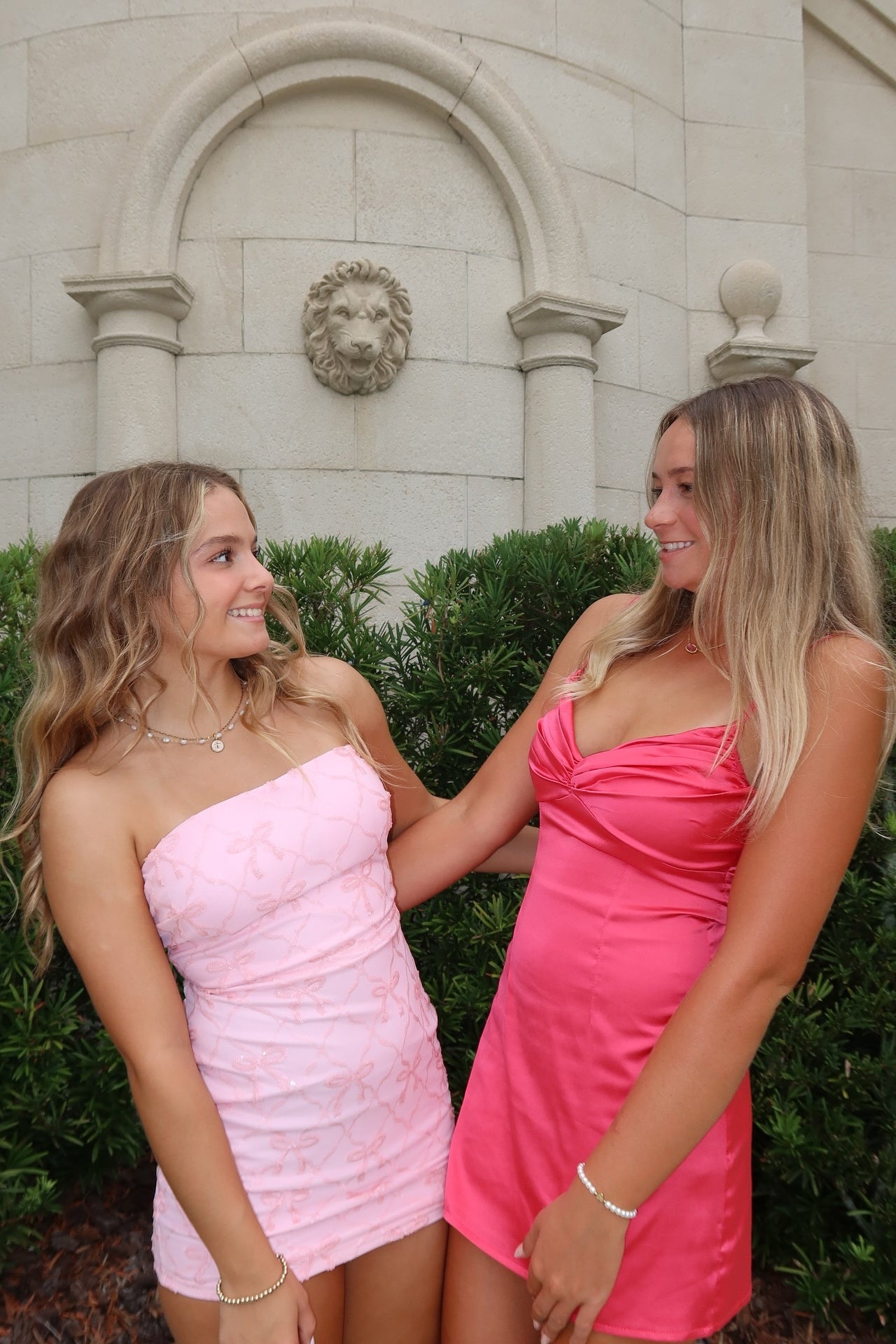Cute Sheath Strapless Light Pink Short Homecoming Dress with Criss Cross Back