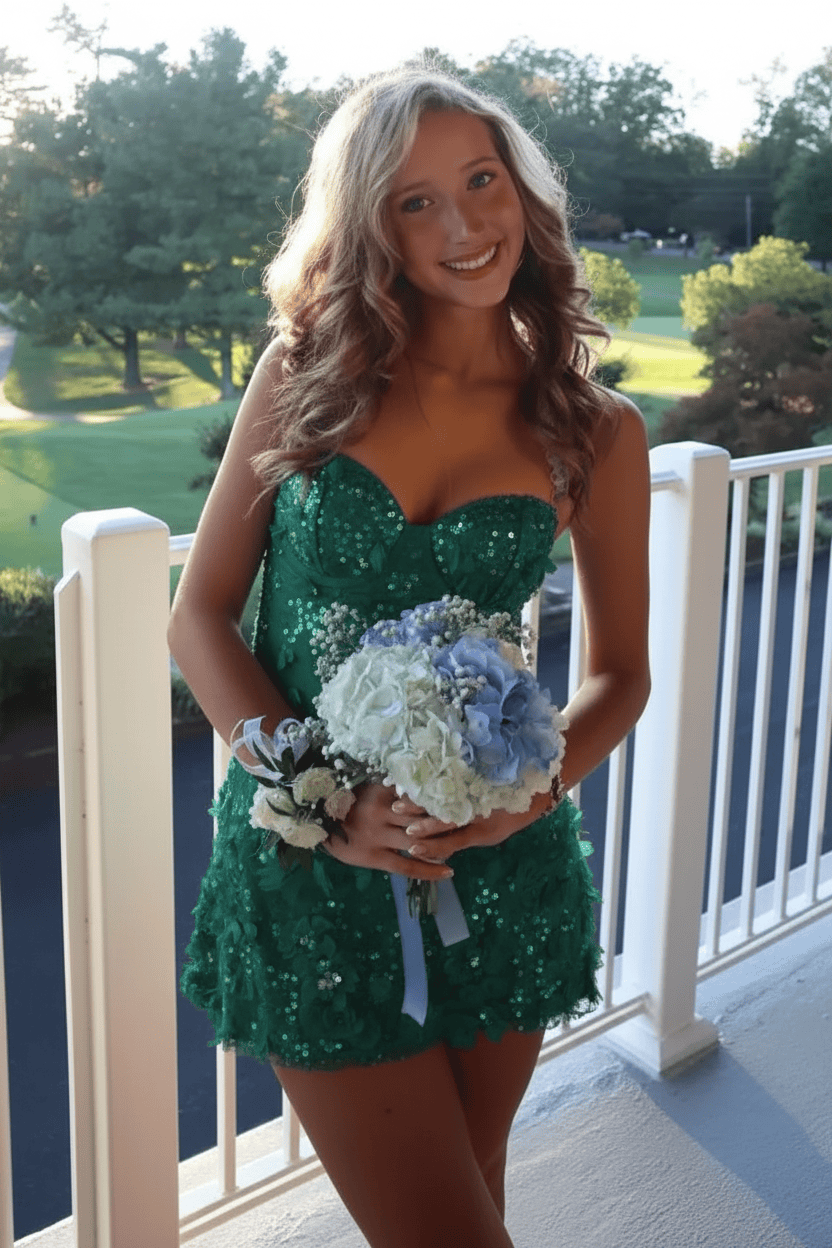 Gorgeous A Line Sweetheart White Short Homecoming Dress with Appliques Beading
