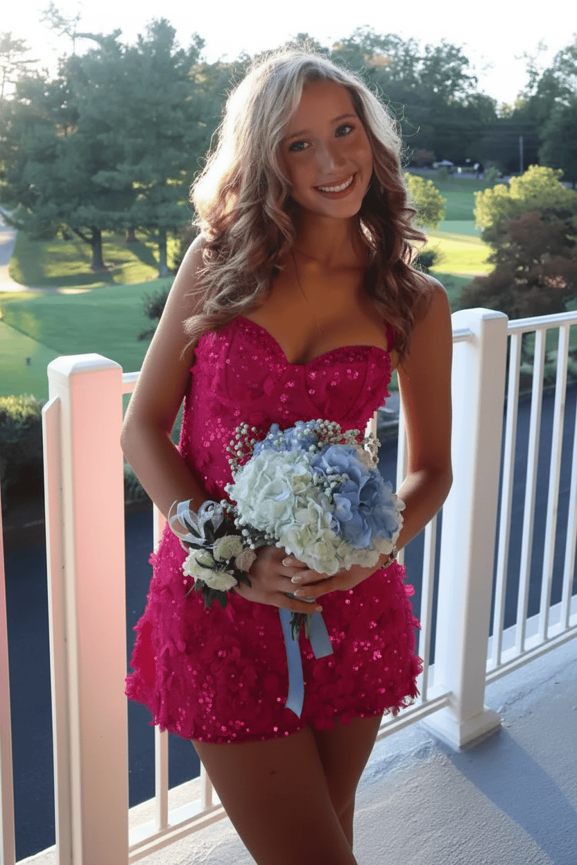 Gorgeous A Line Sweetheart White Short Homecoming Dress with Appliques Beading