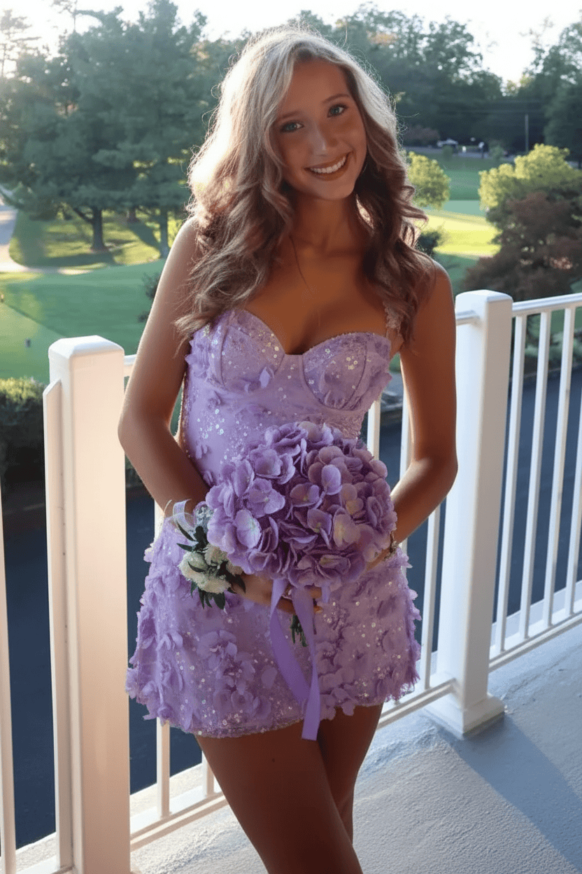 Gorgeous A Line Sweetheart White Short Homecoming Dress with Appliques Beading