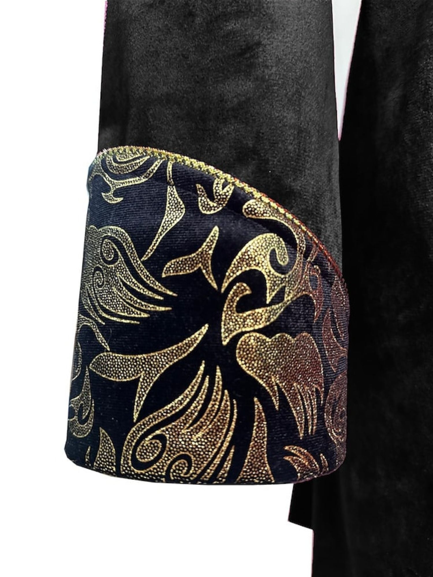 Men's Steampunk Vintage Exquisite Floral Coat Tuxedo Suit