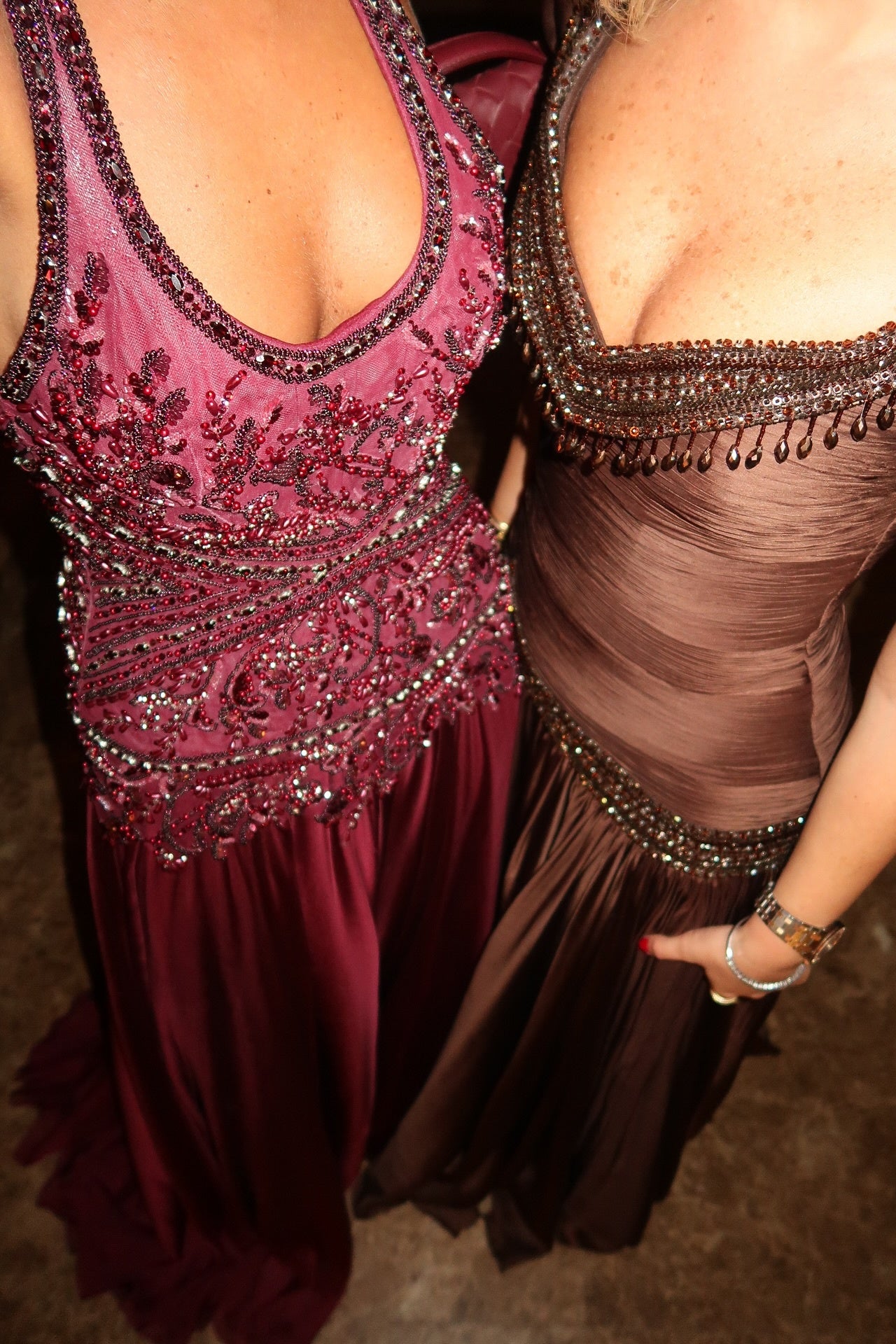 Romantic A Line Halter Neck Burgundy Long Prom Dress with Appliques Beading