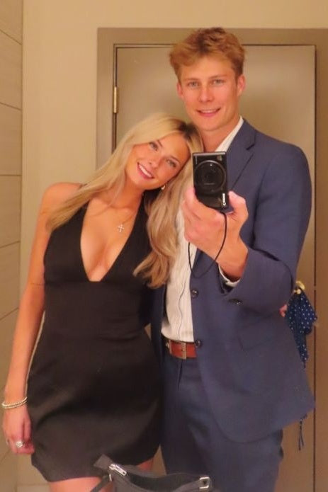 Simple Sheath Deep V Neck Black Short Homecoming Dress