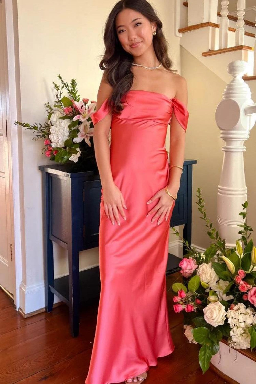 Trendy Sheath Off the Shoulder Lilac Prom Dress with Ruched