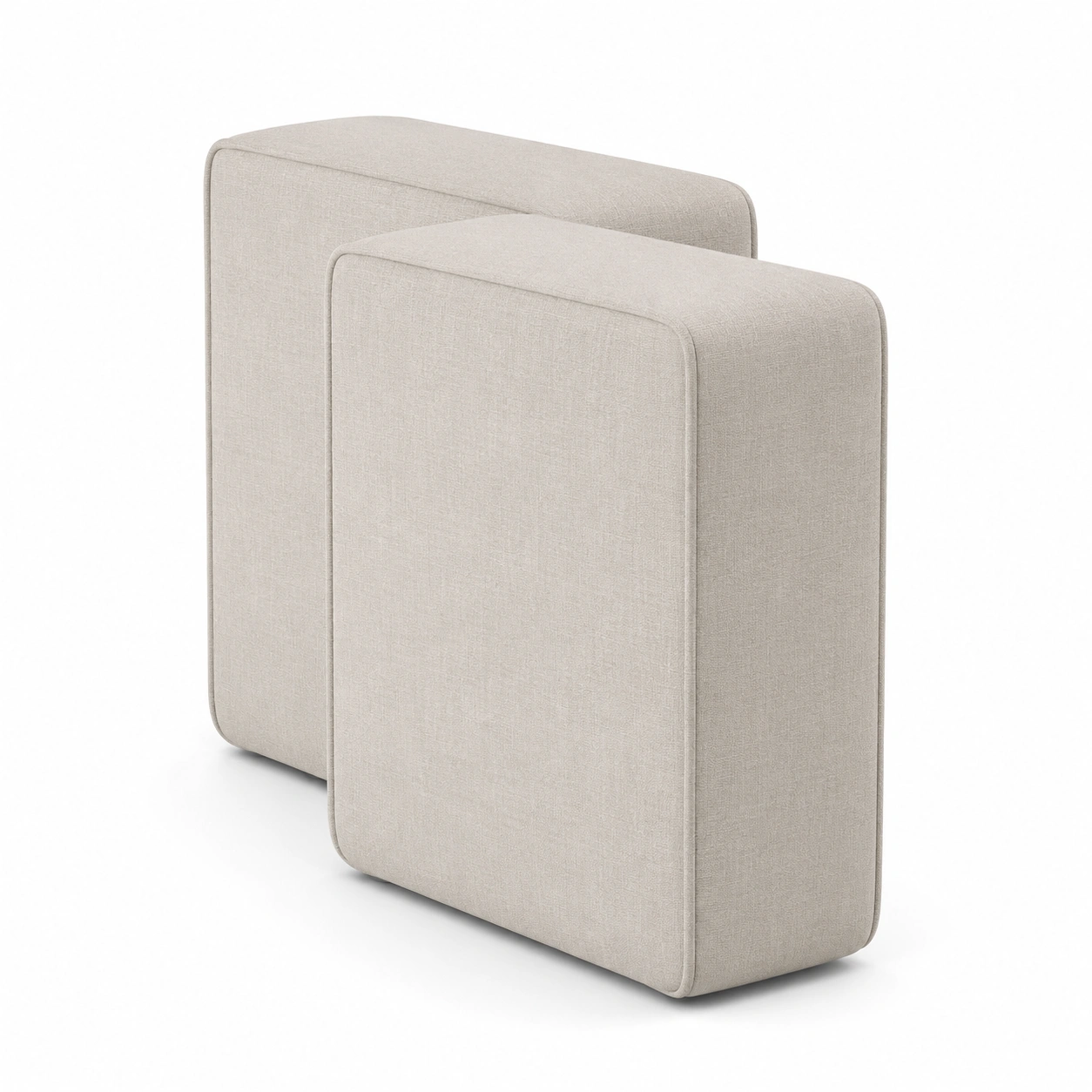set de dos cojines cuadrados blanco hueso-rovinanest