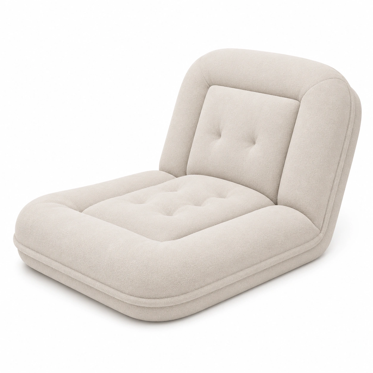 Silla relax de suelo color marfil-rovinanest