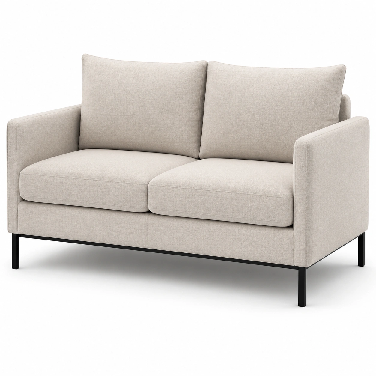 Sofa de 2 plazas color beige-rovinanest