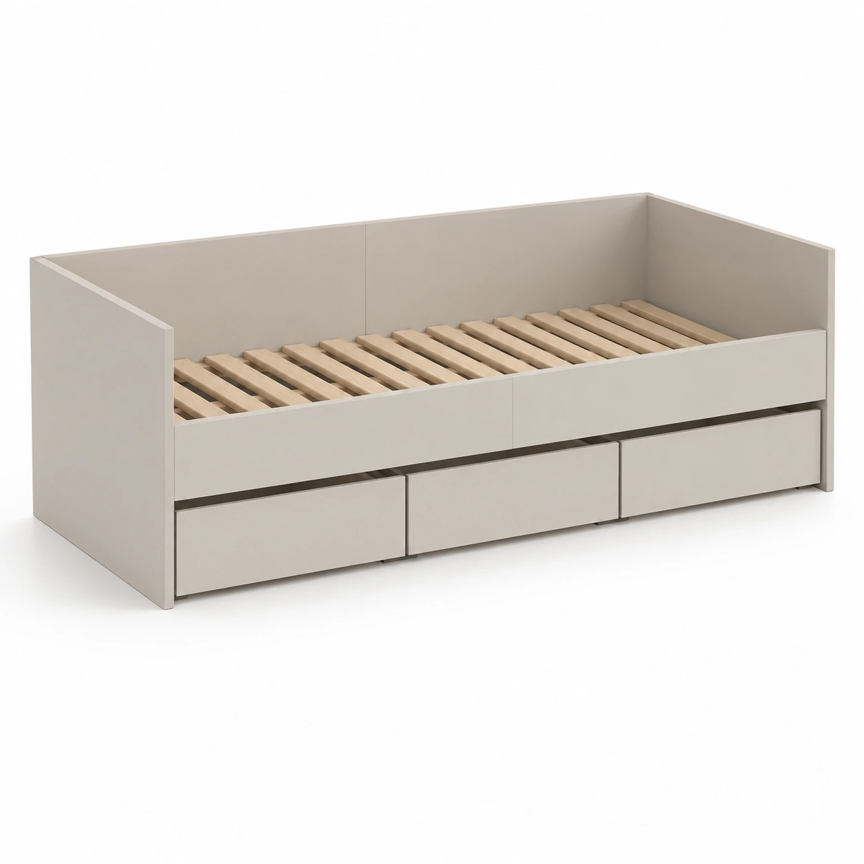 Estructura de cama con cajones de almacenaje-rovinanest