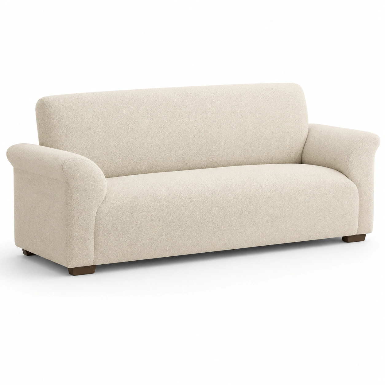 Sofa tapizado de 2 plazas color beige-rovinanest