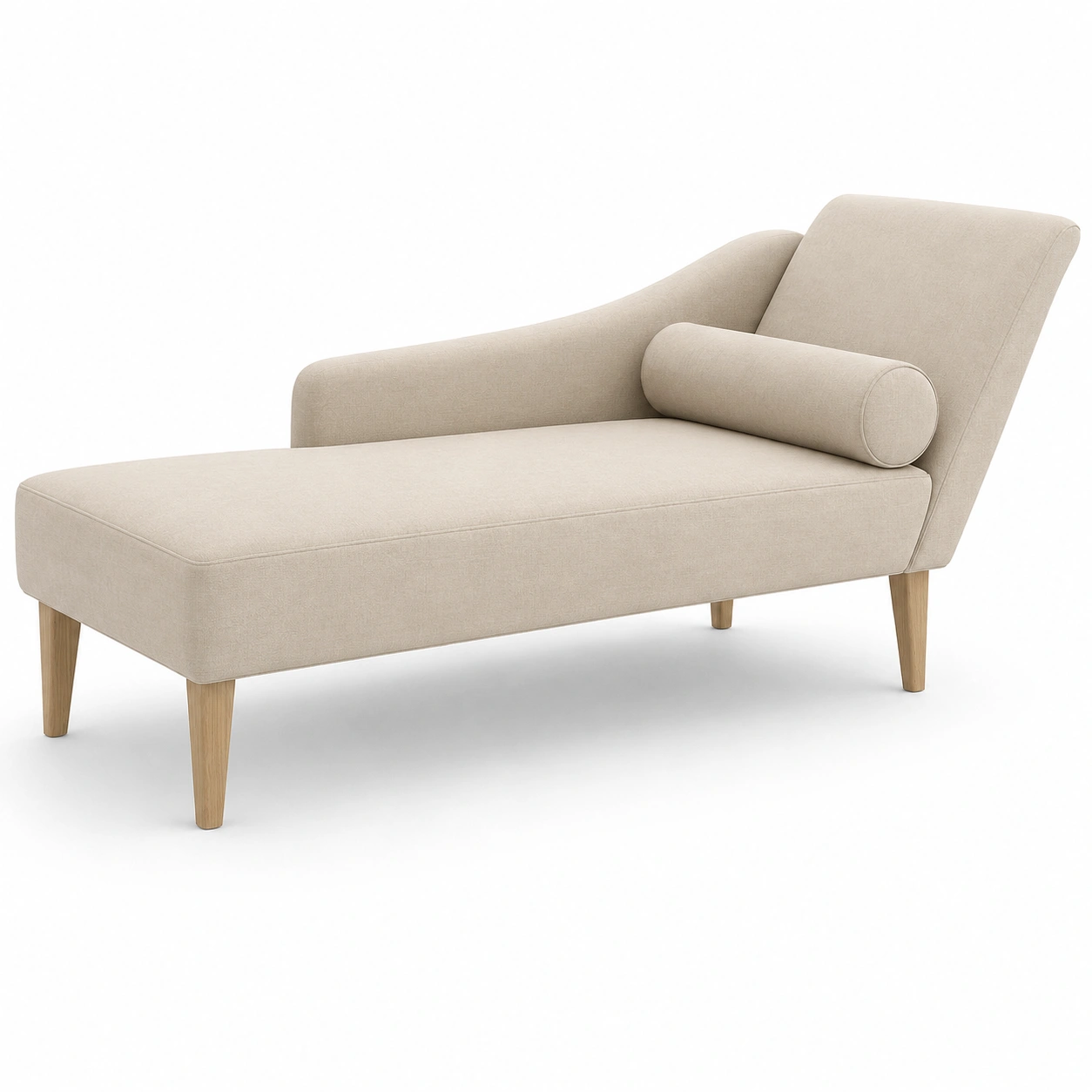 Chaise longue color beige-rovinanest