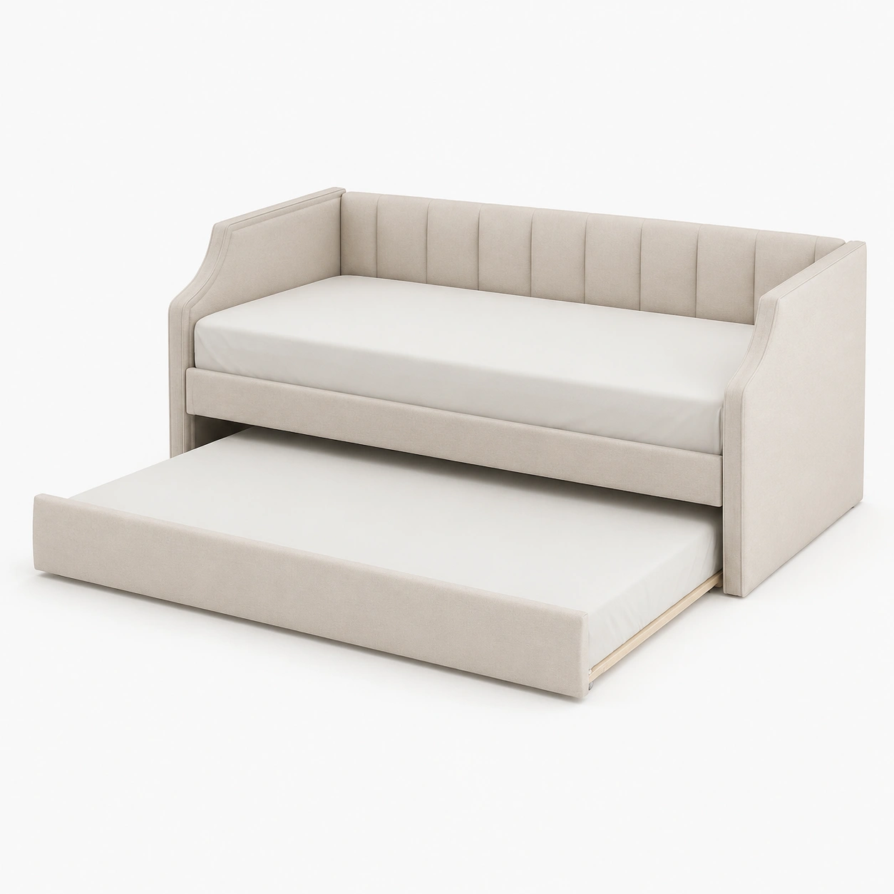 Sofa cama extraible color marfil-rovinanest