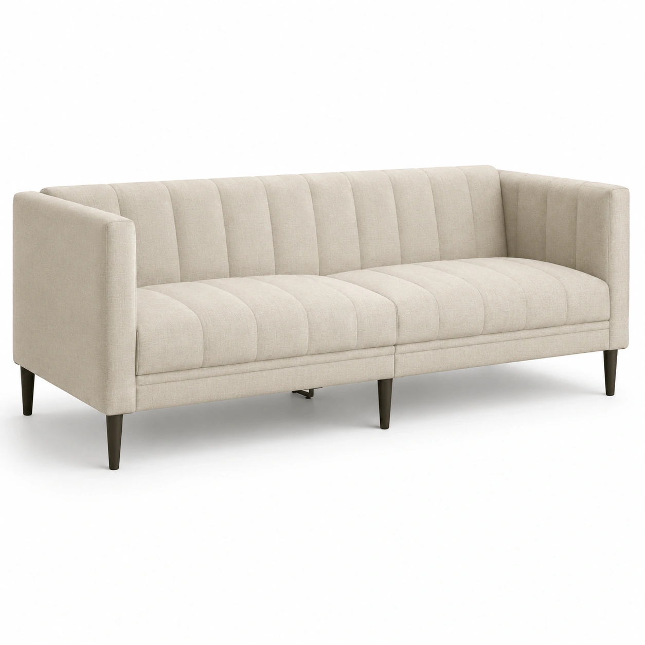 Sofa de 3 plazas color beige-rovinanest