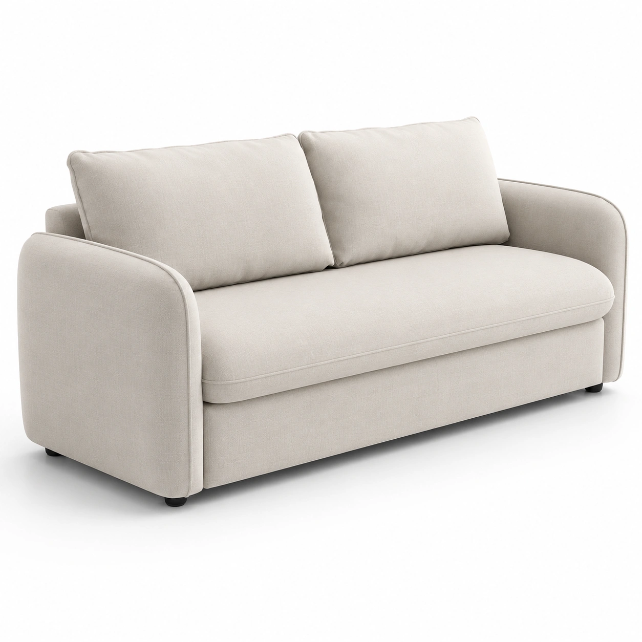 Sofa color marfil para 2 plazas-rovinanest