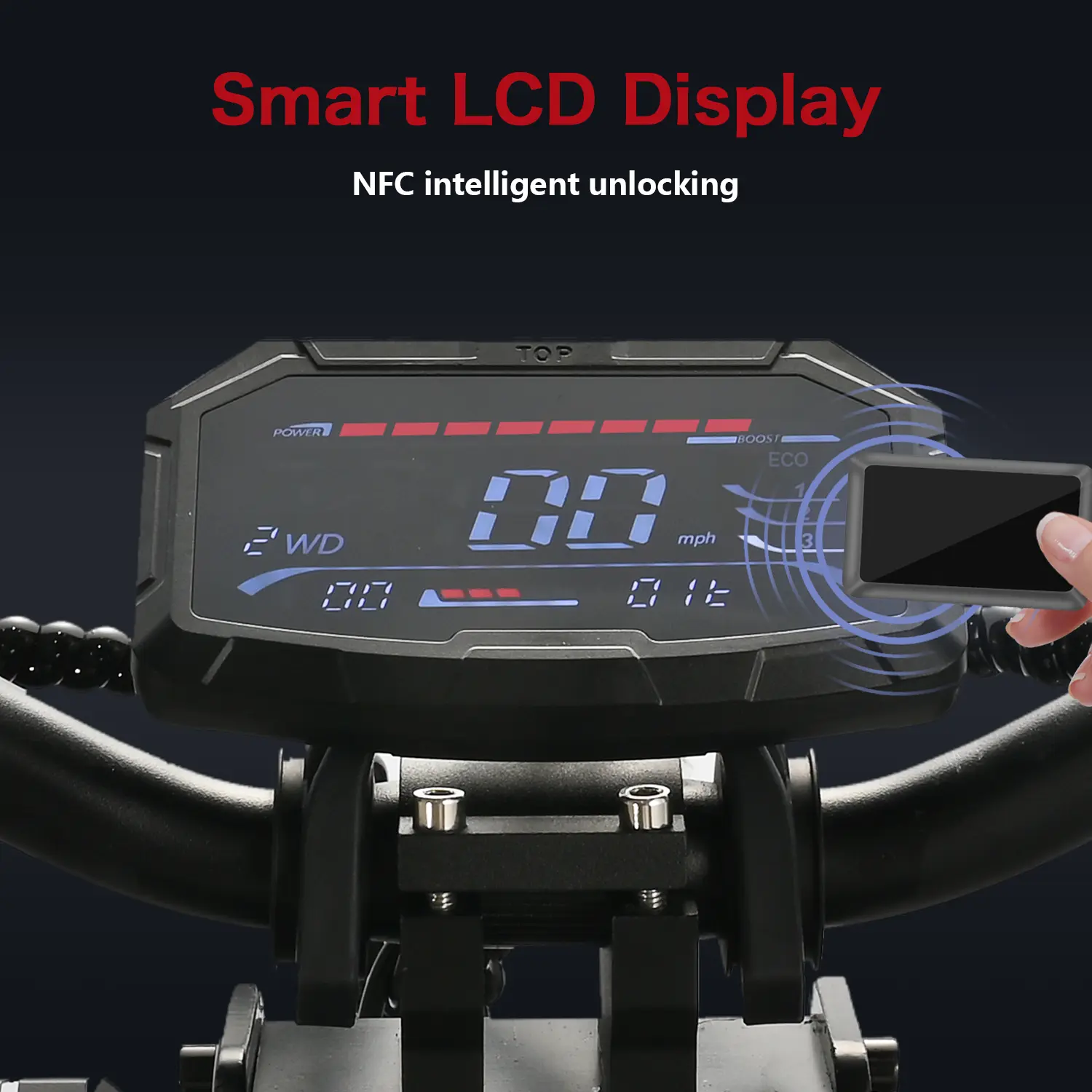 [REDDYDY] [Limited Summer Discount]JL86 Off-Road Sporty Adult Electric Scooter, 10000W Dual Motor, 60V 40Ah, Up to 55 MPH, 75 Miles Long Range, 3 Gear Speed Mode, 13" Pneumatic Tires, Max 440 LBS Load Capacity,NFC,Foldable