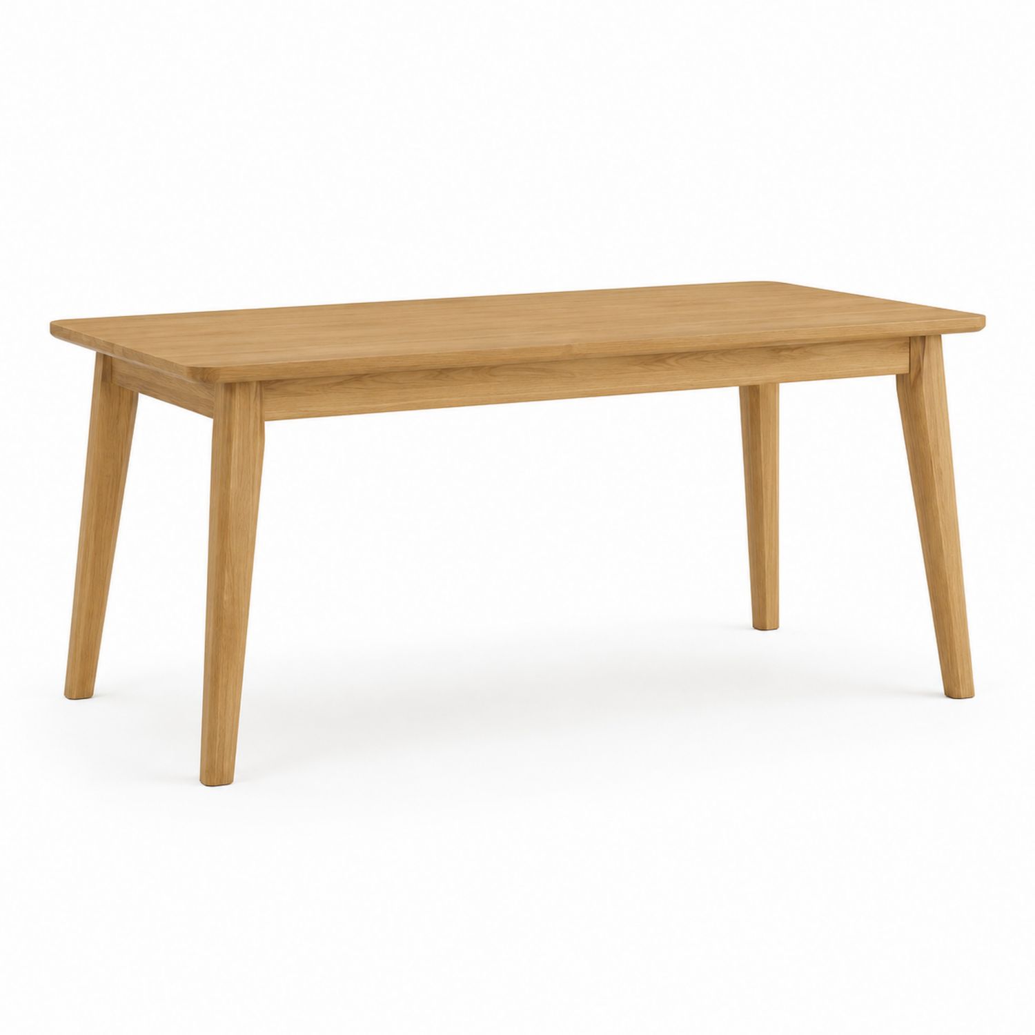 Mesa de comedor de madera de roble