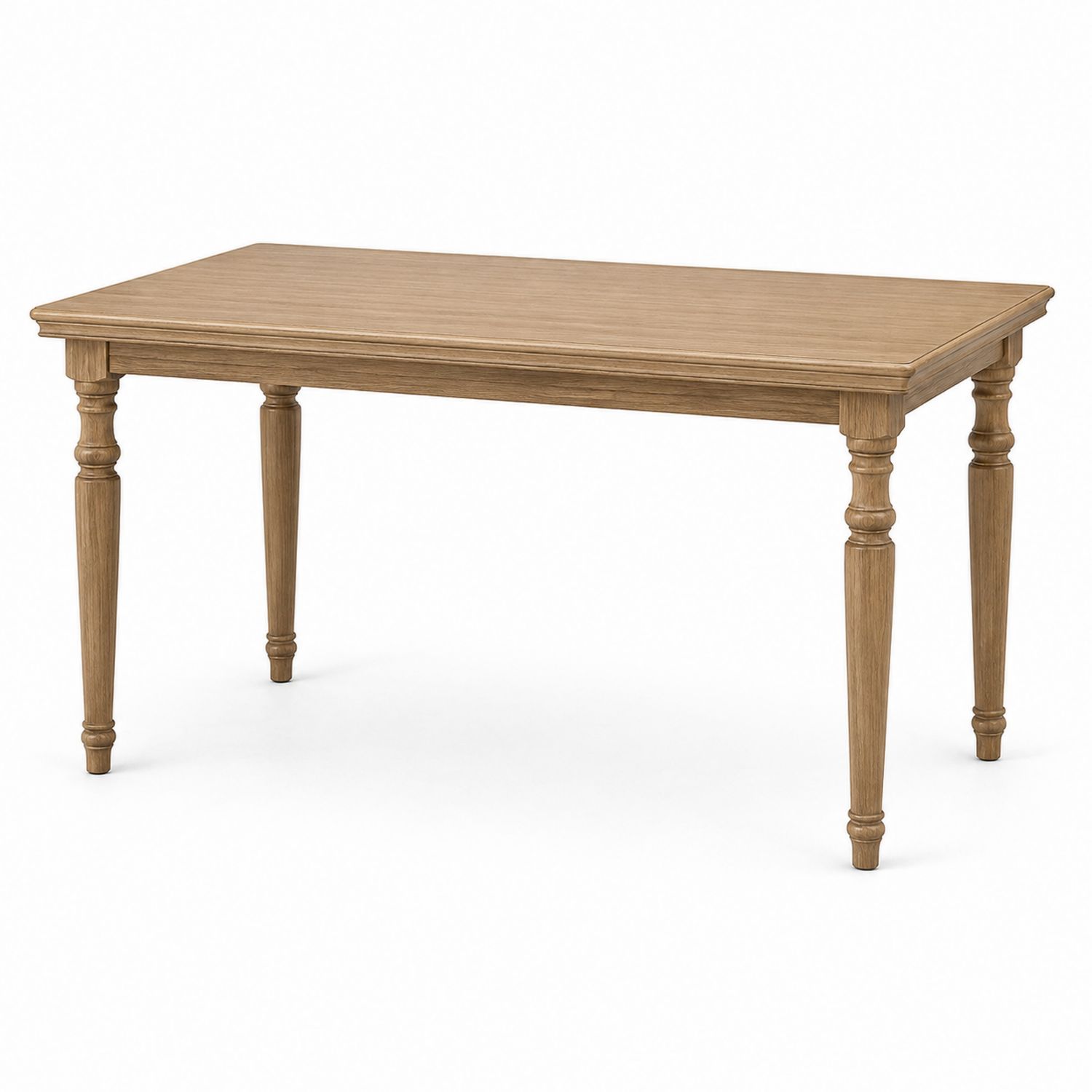 Mesa de madera de roble 150x90x75 cm Marrón