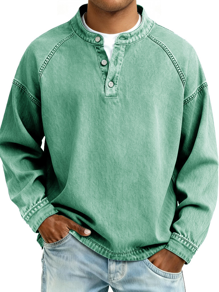 Men Can’t Get Enough of This Cozy Henley Shirt