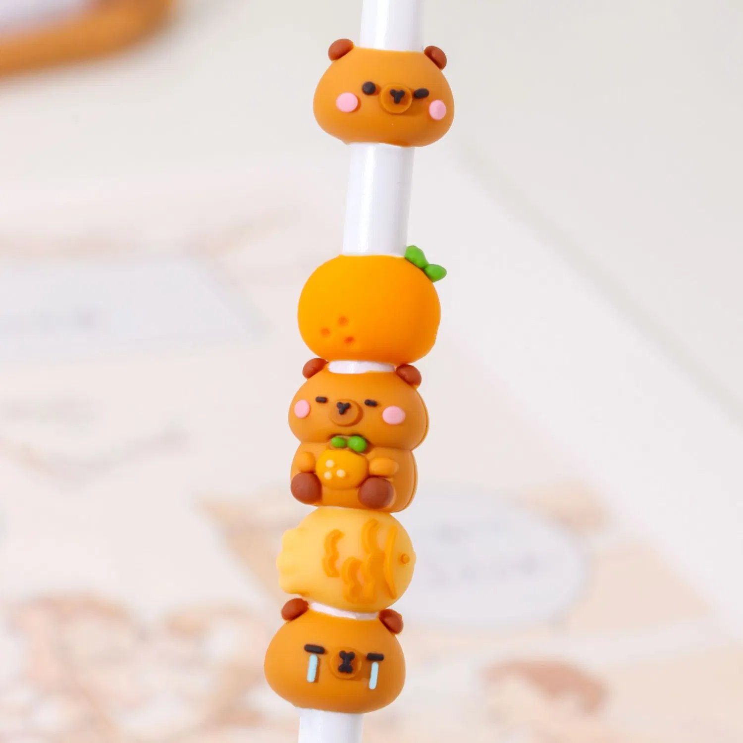 Fun Capybara Writing Toy: Colorful Gel Ink Pens for Childre